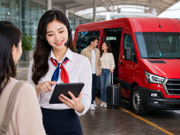 Dịch vụ hỗ trợ đặt vé và đón trả theo lộ trình